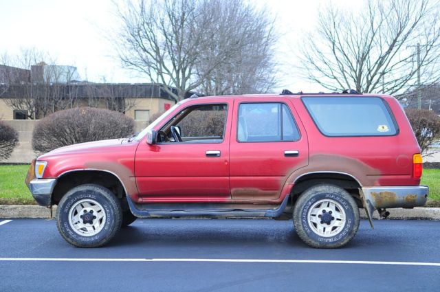Manual Trans Inspected Runs Great Serviced Regularly NO RESERVE 4WD SR5 1990 Toyota 4Runner SR5
