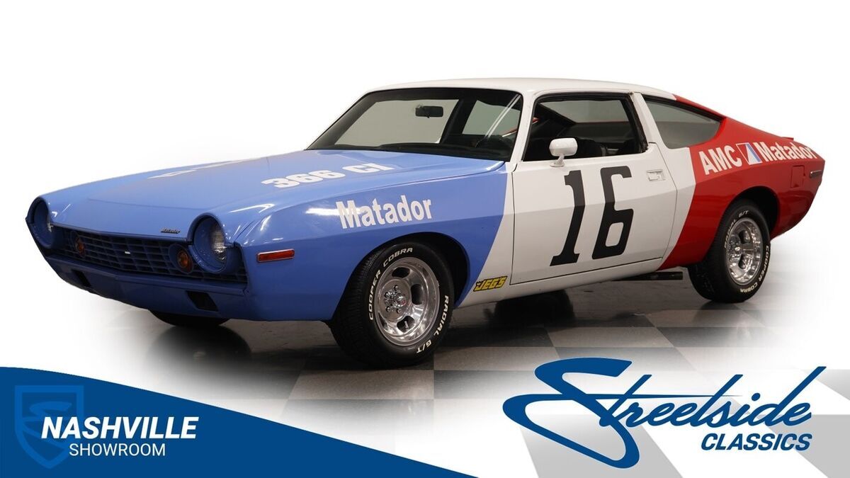 Mark Donahue Tribute 360ci motor SST Trans Am style paint job 1974 AMC Matador Nascar Tribute