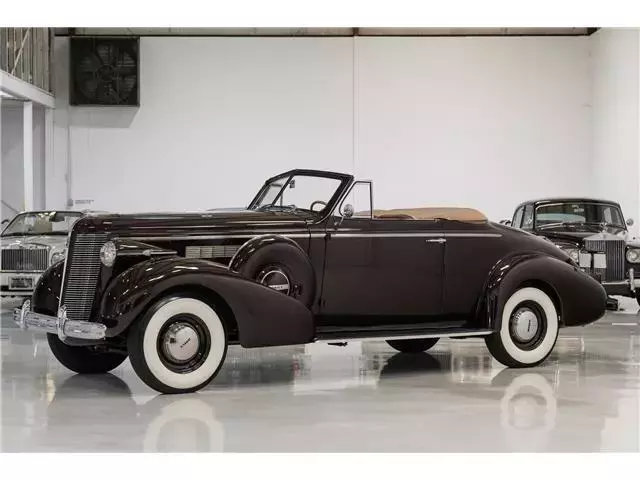 Maroon over Dark Red | Please "See full description" for more photos/info 1937 Buick Series 66C Century Convertible