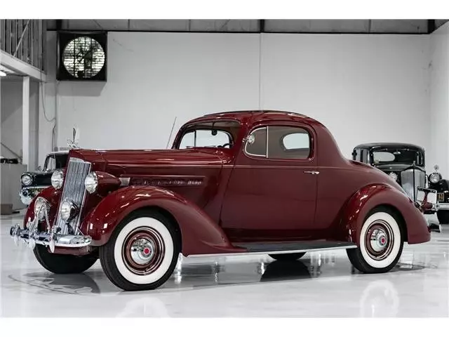 Maroon over Tan | Please "See full description" for more photos/info 1937 Packard 115-C Business Coupe