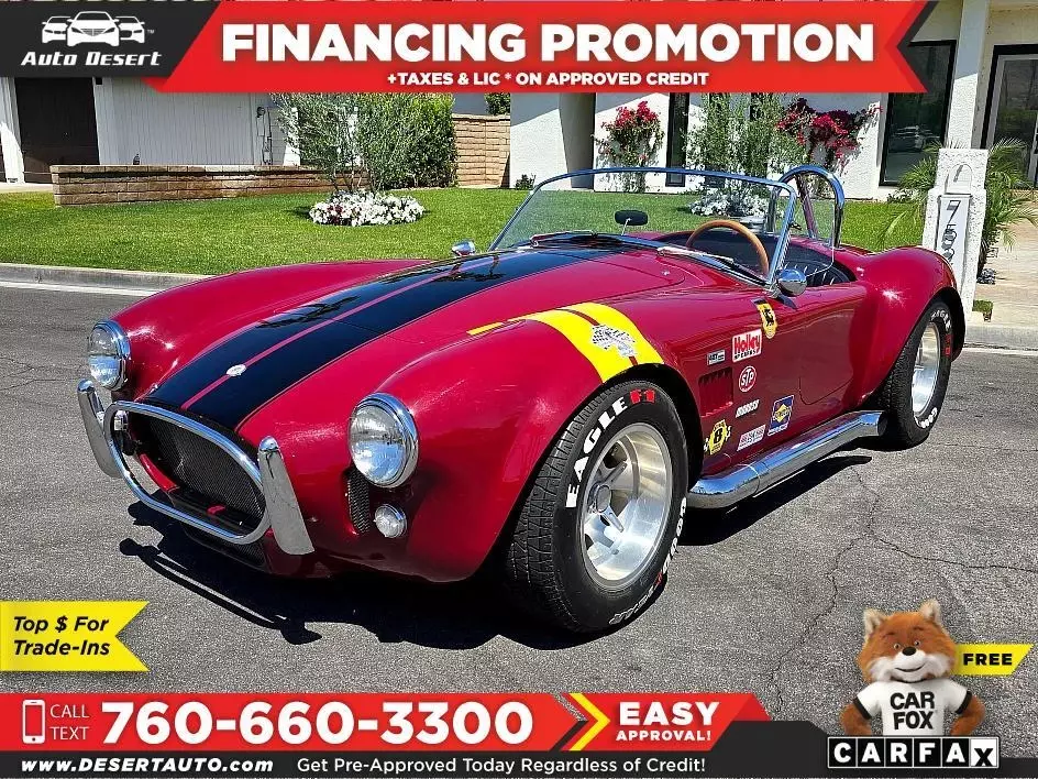 Maroon Shelby R BUTLER COBRA with 4,000 Miles available now! 1989 Shelby R BUTLER COBRA REPLICA