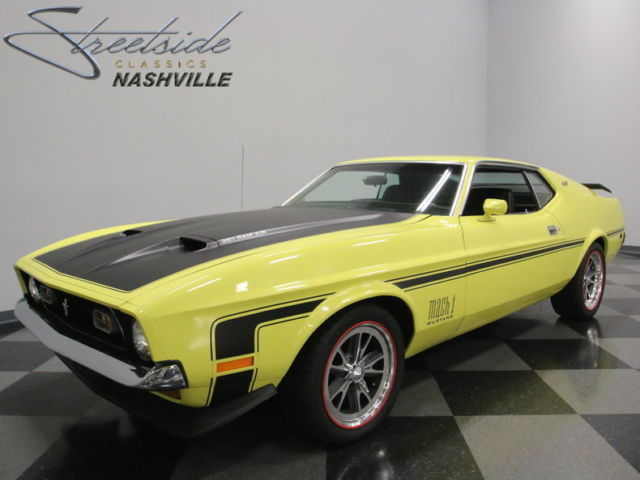 MARTI REPORT, Q-CODE MACH 1, CORRECT COLOR COMBO, 351 CLEVELAND, AUTO, CLEAN CAR 1973 Ford Mustang Mach 1