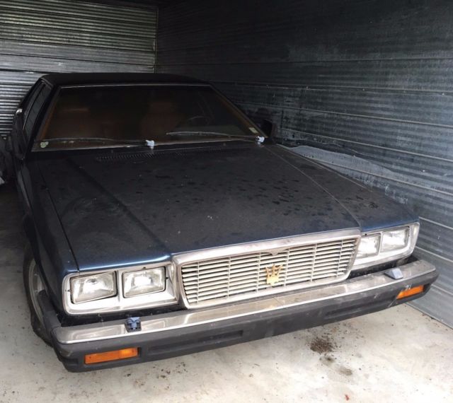 Maserati Quattroporte 4porte S3 almost a barn find 1982 Maserati Quattroporte