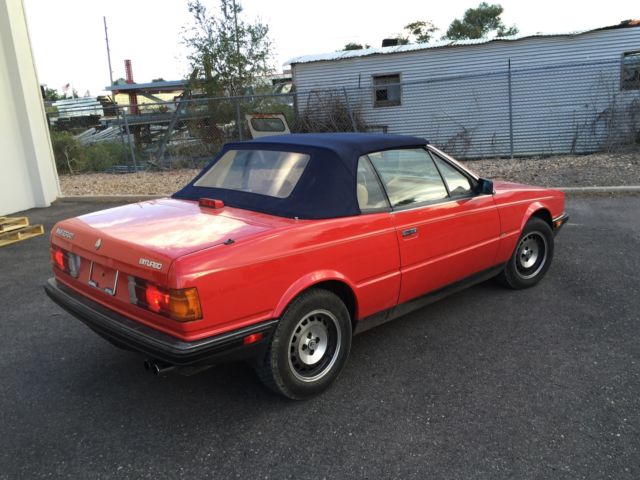 Maserati Zagato, like new, 20k miles!Ferrari alfa lancia TVr fiat lotus bmw vw 1986 Maserati Spyder Cabriolet