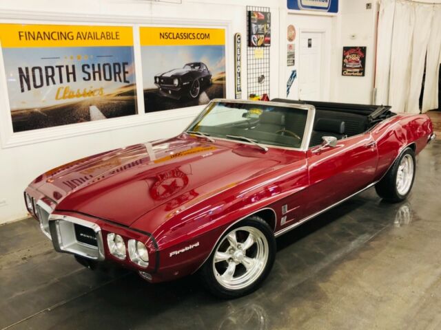 Matador Red Pontiac Firebird with 0 Miles available now! 1969 Pontiac Firebird -PHS PAPERWORK 350-AUTO CONVERTIBLE-SEE VIDEO