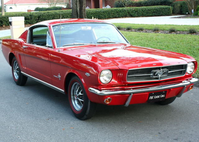 MATCHING NOS ROTISSERIE RESTORATION - 1965 Ford Mustang Fastback K CODE - 100 MI 1965 Ford Mustang K CODE FASTBACK - ROTISSERIE - 100 MILES