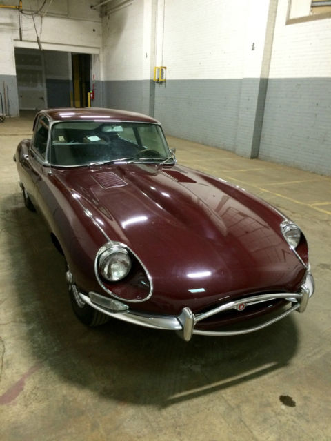 Matching numbers California car. Rare open headlight Series 1 Survivor 1967 Jaguar E-Type