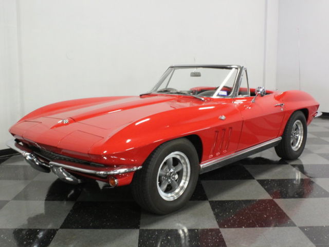 MATCHING NUMBERS L79 327/350HP, 4 SPD, BOTH TOPS, 2 SETS OF WHEELS, GREAT PAINT! 1966 Chevrolet Corvette Convertible