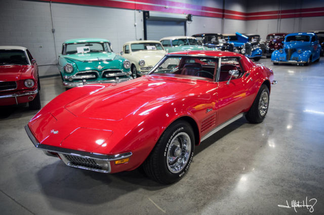 Matching #s 1971 RED CORVETTE COUPE...... 1971 Chevrolet Corvette