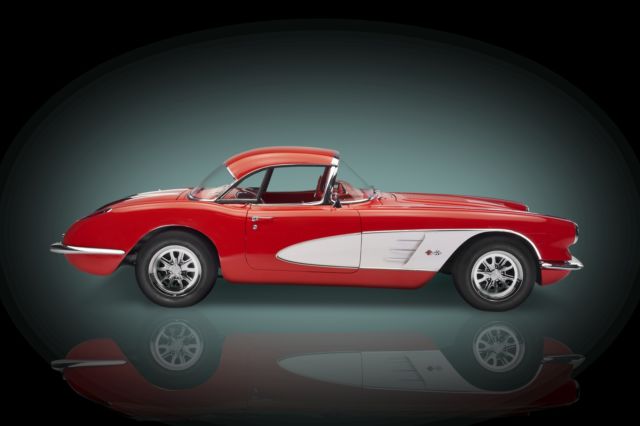 Matching Set 1958 & 2008 Chevrolet Corvette Rare Matching Vin's and Options 1958 Chevrolet Corvette 2DR