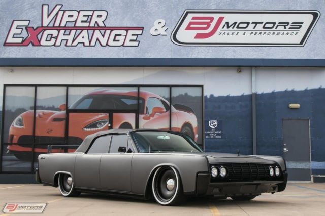 Matte Black Lincoln Contiental Low Rider with 119,465 Miles available now! 1964 Lincoln Contiental Low Rider Lincoln