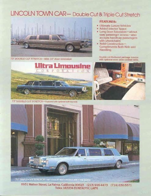 1985 Lincoln Limosine - custom Town Car - photo 12