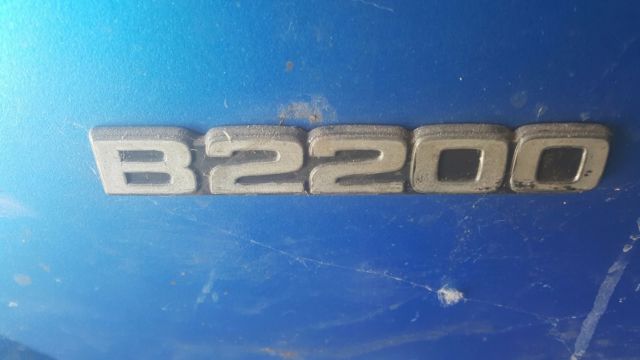 Mazda B2200 Blue Pickup Truck Diesel 5 speed 1983 1983 Mazda B-Series Pickups