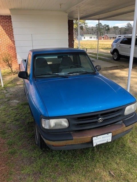 Mazda B2300 Pickup Standard Cab Blue with bedliner 1994 Mazda B-Series Pickups standard