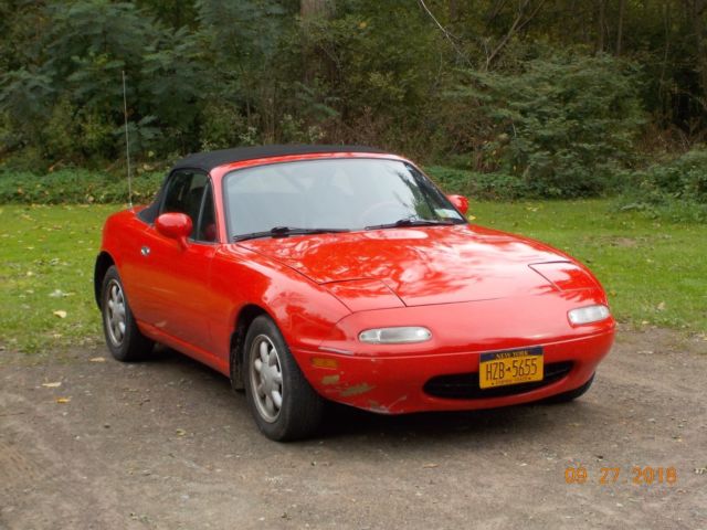 Mazda MX-5 Miata 5 Speed Clear Title 1993 Inspected 1993 Mazda MX-5 Miata