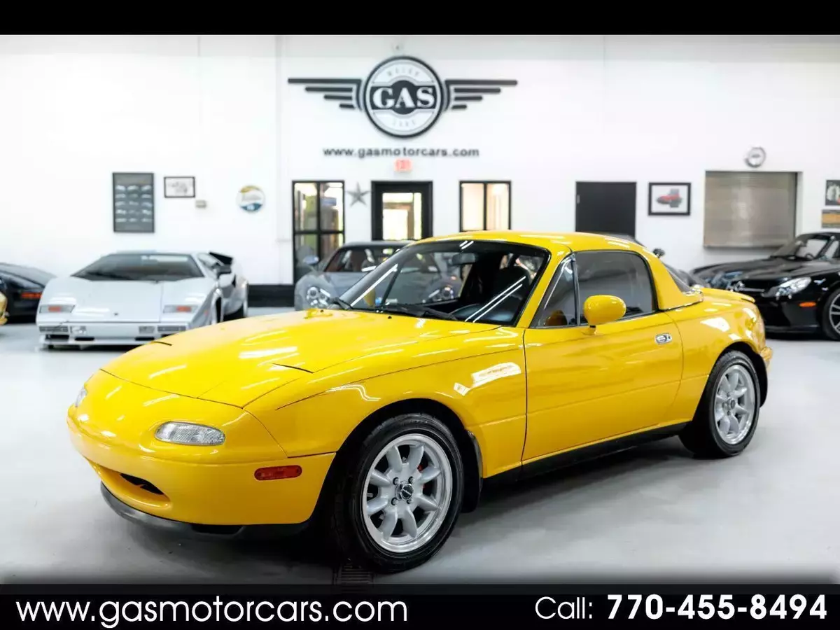 Mazda MX-5 Miata Yellow with 120869 Miles, for sale! 1992 Mazda MX-5 Miata