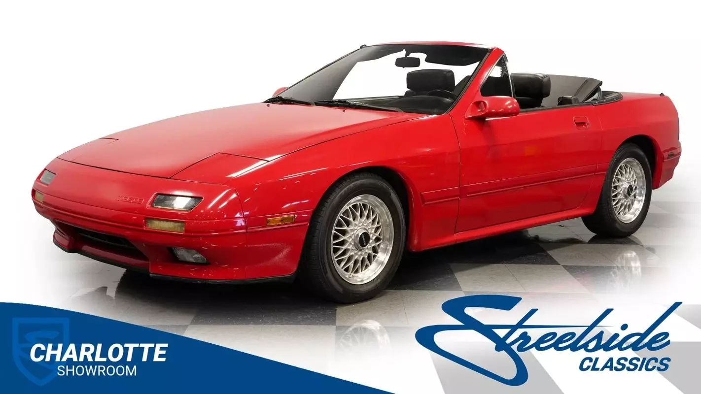 MAZDA RX7 CONVERTIBLE ROTARY 13B SPORTS CAR CLASSIC OLD SCHOOL JDM 1990 Mazda RX-7 Convertible