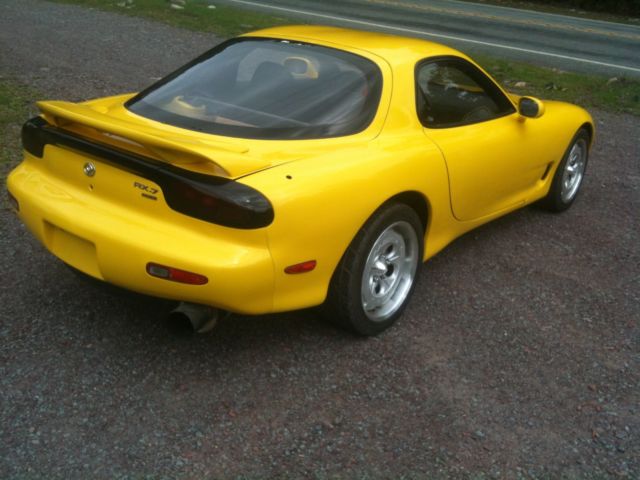 Mazda RX7 R1 Competiton yellow FDS fresh factory engine 1993 Mazda RX-7 R1
