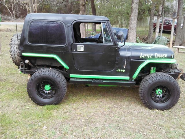 mean and loud jeep cj7 fourwheeling jeep named Little Digger 1981 Jeep CJ little digger