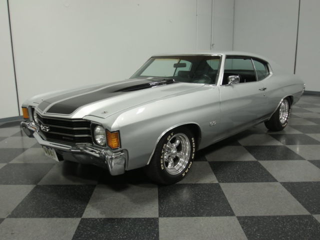 MEAN BIG BLOCK 396 V8 L-78 SPEC, AUTO, 12-BOLT, DUALS, FLOWMASTERS, FACTORY AC 1972 Chevrolet Chevelle