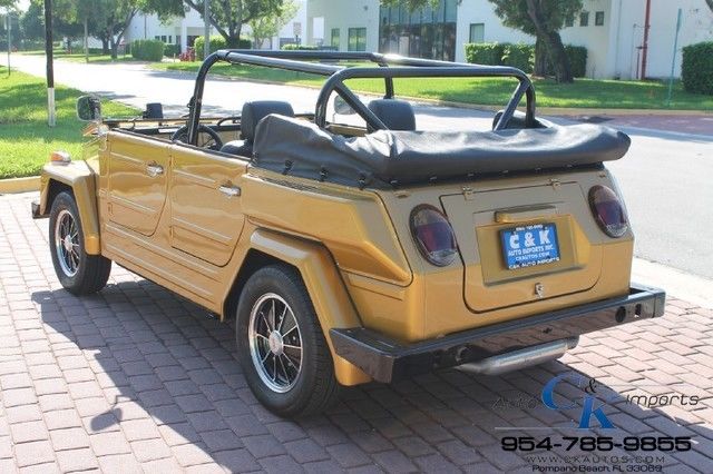 1974 Volkswagen Thing CONVERTIBLE RARE!-NUT & BOLT RESTORED-PIRELLI TIRES-PRISTINE! - photo 4