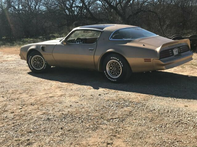 Mechanically Restored, Numbers Matching, Solar Gold, Y88, WS6, Standard, T-Tops 1978 Pontiac Firebird Trans Am