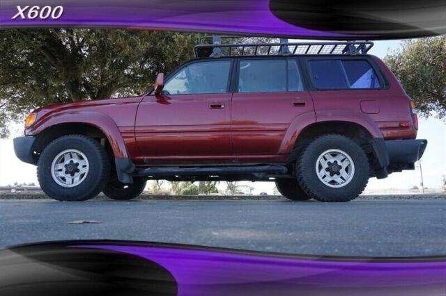 Medium Red Pearl Toyota Land Cruiser with 89,599 Miles available now! 1991 Toyota Land Cruiser --
