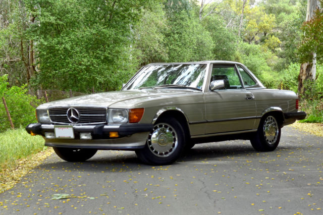 Mercedes 1987 560 sl with euro headlights 1987 Mercedes-Benz SL-Class Black