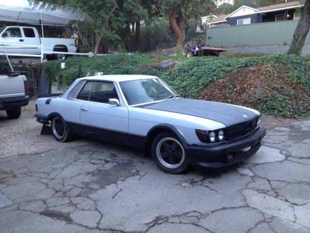 Mercedes 350 slc first year of the SLC 1973 Mercedes-Benz SL-Class black