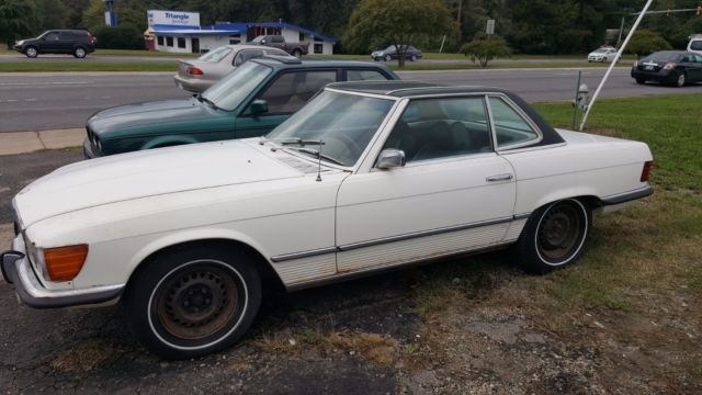 Mercedes 350sl, Barn find, starts, moves, needs restoration, have hub caps 1972 Mercedes-Benz SL-Class