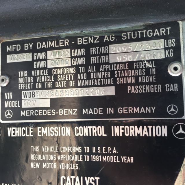 1981 Mercedes-Benz 300-Series - photo 8