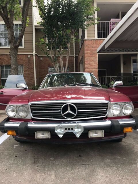 Mercedes 560 560SL 1989 107 W107 R107 Europeran Euro 1989 Mercedes-Benz 500-Series