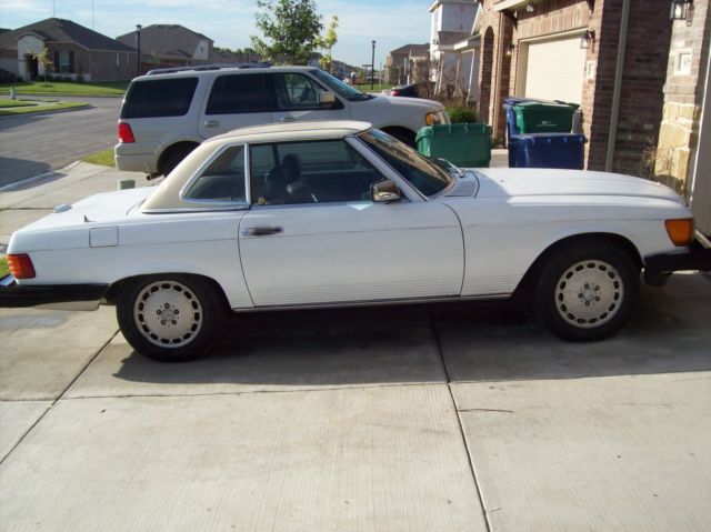 mercedes 560sl class soft top @ hardtop runs good 1988 Mercedes-Benz SL-Class 560 sl