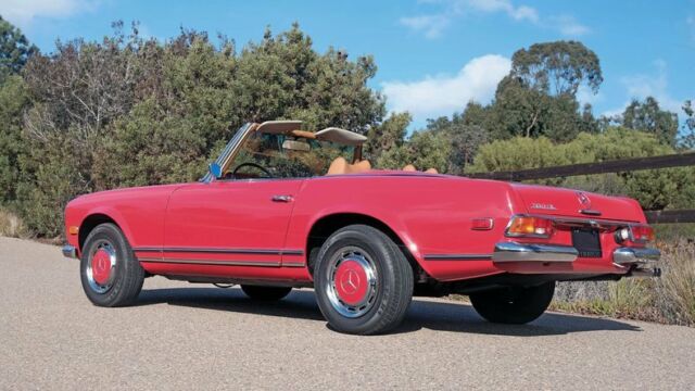 1969 Mercedes-Benz SL-Class 280SL Pagoda - "Signal Red" with Tan Interior - photo 10