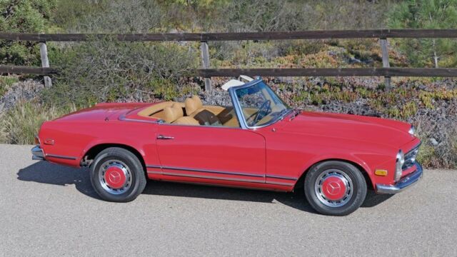 1969 Mercedes-Benz SL-Class 280SL Pagoda - "Signal Red" with Tan Interior - photo 12