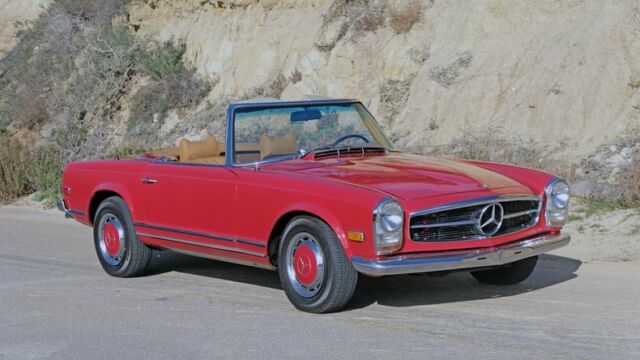 1969 Mercedes-Benz SL-Class 280SL Pagoda - "Signal Red" with Tan Interior - photo 2