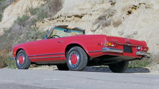 1969 Mercedes-Benz SL-Class 280SL Pagoda - "Signal Red" with Tan Interior - photo 4
