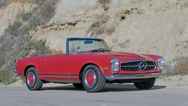 1969 Mercedes-Benz SL-Class 280SL Pagoda - "Signal Red" with Tan Interior - photo 6