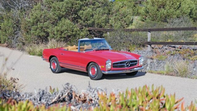 1969 Mercedes-Benz SL-Class 280SL Pagoda - "Signal Red" with Tan Interior - photo 8