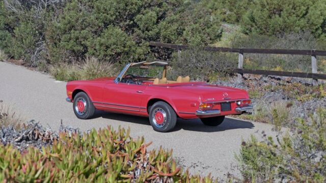 1969 Mercedes-Benz SL-Class 280SL Pagoda - "Signal Red" with Tan Interior - photo 9