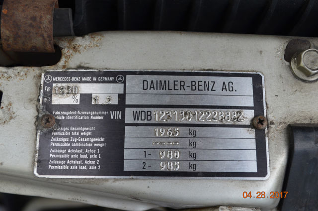 1981 Mercedes-Benz 300-Series Euro W123 - photo 13