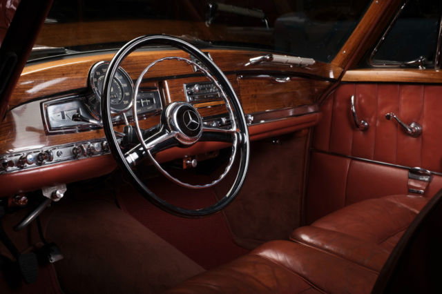 1955 Mercedes-Benz 300-Series Original Burgundy Leather - photo 9