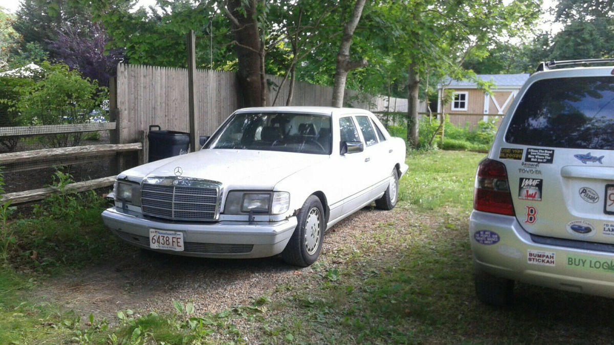 Mercedes Benz 300SEL IN WORKING ORDER / DRIVE AWAY / SELLING FOR PARTS OR FIX 1991 Mercedes-Benz S-Class SEL