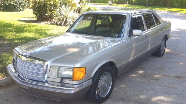 Mercedes Benz 350SDL 1991 W126 Chassis 1991 Mercedes-Benz 300-Series