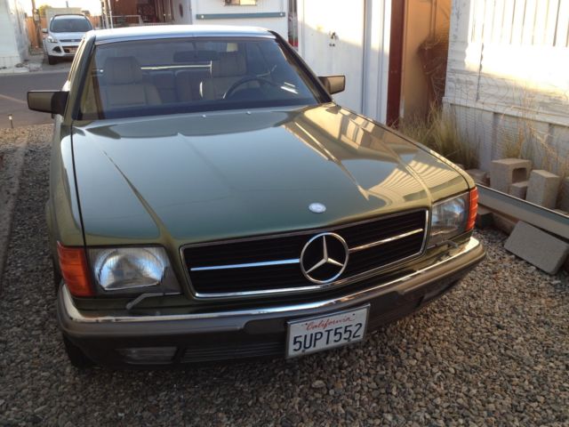 Mercedes Benz 500 SEC EURO Model 136,680 km / 84,929 miles Very NICE Condition 1982 Mercedes-Benz 500-Series Leather