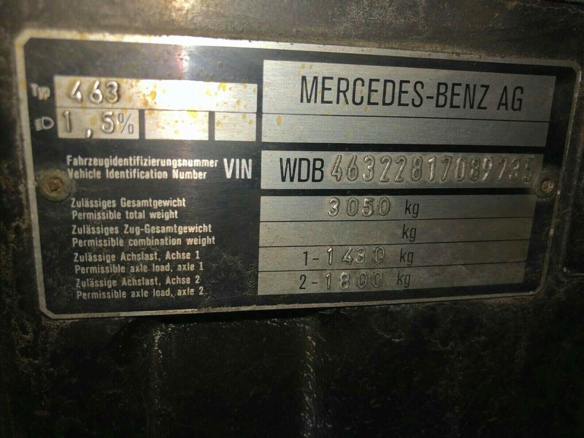 1993 Mercedes-Benz G-Class Designo V8 500 GE - photo 3