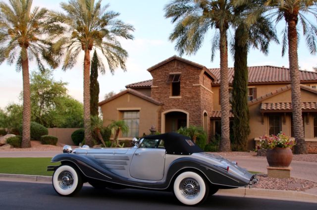 1934 Replica/Kit Makes Mercedes Benz 500K 540K Cabriolet Oldtimer - photo 5