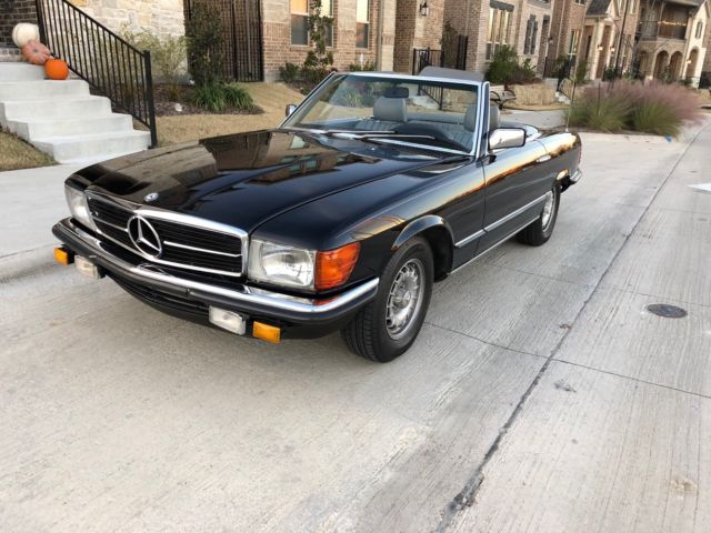 Mercedes Benz 500SL Roadster European import 1985 Mercedes-Benz SL-Class