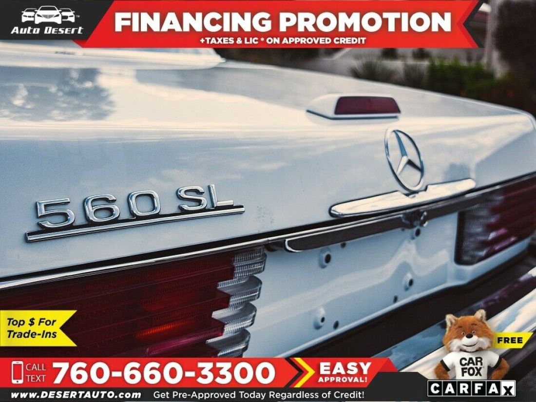 1989 Mercedes-Benz 560 Series ONE Owner 560SL - photo 13