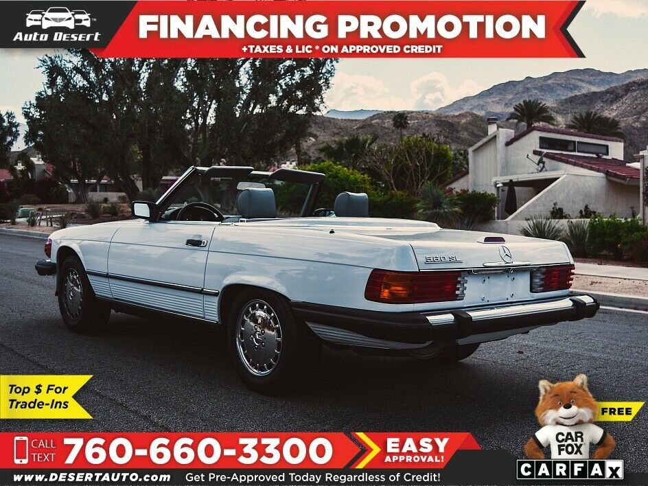 1989 Mercedes-Benz 560 Series ONE Owner 560SL - photo 4